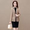 QYMLRX-KMB51-Y小香风西装短款外套女秋冬2023年新款小个子貂绒毛呢上衣 商品缩略图0
