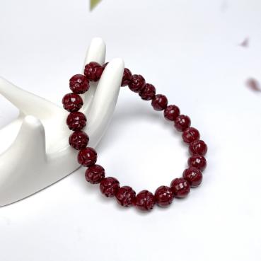 40432朱砂单圈-莲花珠 商品图0