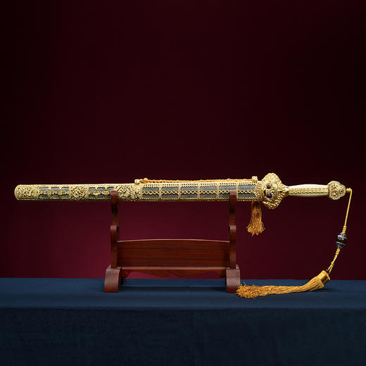 大明永乐剑 沈州作品 沈广隆剑铺龙泉沈广隆宝剑传统剑礼品剑高端收藏剑 sgl-3102 未开刃 商品图4