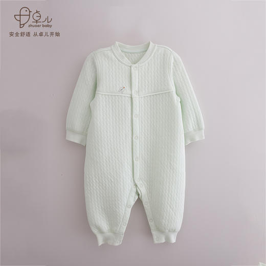 【秋冬三层保暖连体衣】卓儿宝宝空气层保暖家居服婴儿衣服外穿 适合3个月-2岁 商品图1