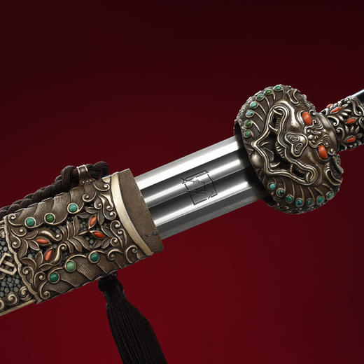 守护神剑 沈州作品 手工传统收藏宝剑 龙泉沈广隆宝剑 未开刃 商品图1