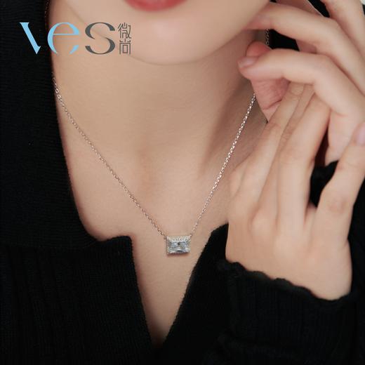 【会员精选】公主方糖几何银925套链 商品图2