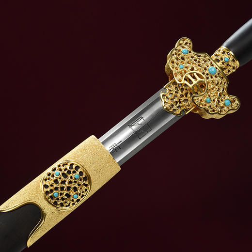 大明七星剑 沈州作品 沈广隆剑铺 龙泉沈广隆宝剑传统剑收藏剑sgl-2016 未开刃 商品图2