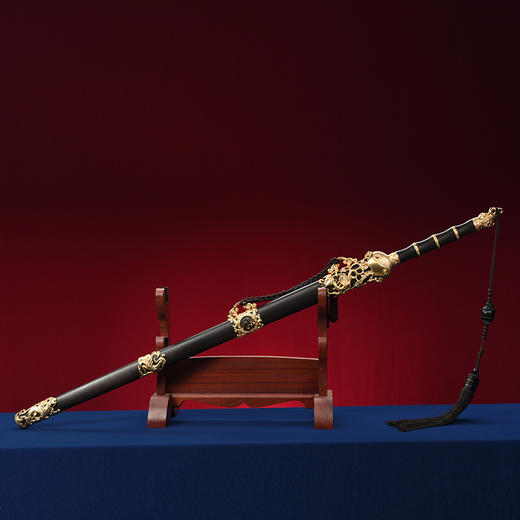 玄武剑 中国工艺美术大师沈新培 沈广隆剑铺龙泉沈广隆宝剑 sgl-1002 未开刃 商品图4