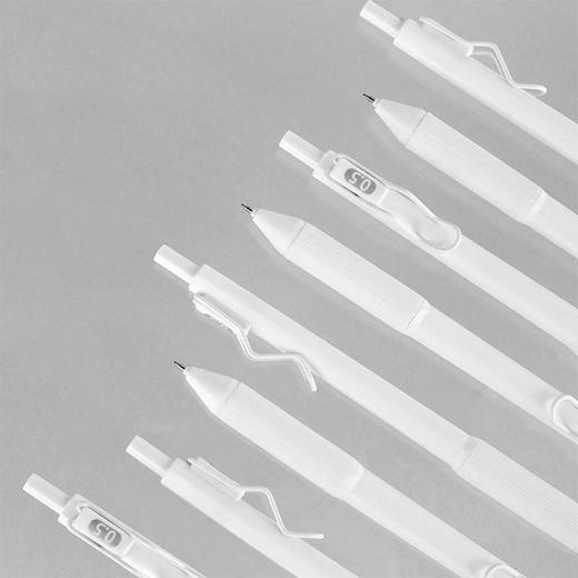 一木林黑战神ins高颜值速干耐用顺滑按动笔学生刷题笔考试0.5黑笔 商品图8