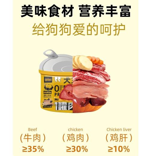 新宠之康狗主食罐犬全价鲜肉湿粮1罐肉肉营养软罐头肉泥50g 商品图4
