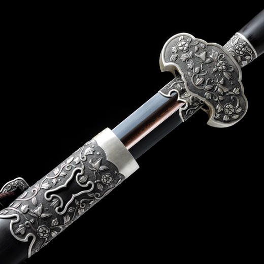 莫邪剑 中国工艺美术大师沈新培作品  龙泉沈广隆宝剑 沈广隆剑铺 手工传统剑收藏宝剑 sgl-1003未开刃 商品图1