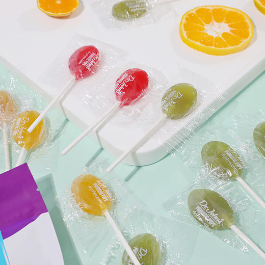 美国Dr.John's约翰博士 儿童零食 | 益生菌水果椭圆棒棒糖 | 2岁+ 商品图1