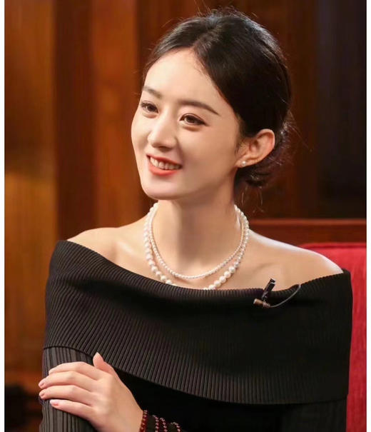 1028-8 赵丽颖同款双层珍珠项链 3-3.5mm和6-7mm黄金点位 超多搭配 很少量 商品图0