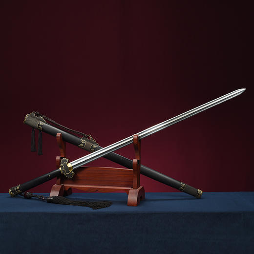 乾坤剑 沈州作品 沈广隆剑铺 龙泉沈广隆宝剑 手工传统收藏剑 未开刃 sgl-2006 商品图5