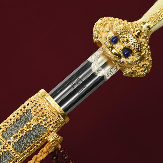 大明永乐剑 沈州作品 沈广隆剑铺龙泉沈广隆宝剑传统剑礼品剑高端收藏剑 sgl-3102 未开刃 商品图1