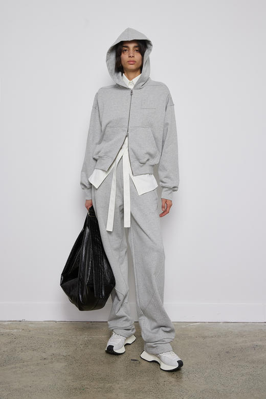 弧形起梗直筒卫衣裤 商品图0