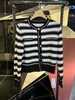 女士条纹小香风羊毛开衫 商品缩略图0