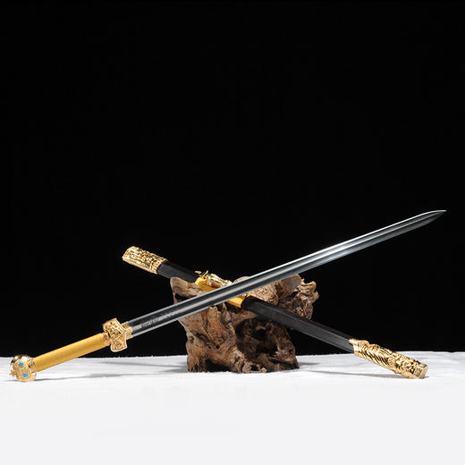 军魂剑中国工艺美术大师沈新培 作品  龙泉沈广隆宝剑 沈广隆剑铺 手工传统剑收藏宝剑 sgl-1008未开刃 商品图5
