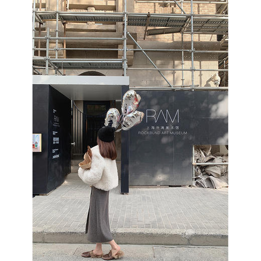 金蘑菇菇 冰岛小卷羊 / 真毛皮毛一体, 可爱贵气 年轻感皮草 商品图2