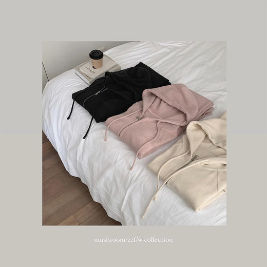 金蘑菇菇 奶香假期 套装版 / 舒适懒人线卫衣套组  慵懒休闲套装 商品图4