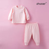 【秋冬贴身保暖德绒套装】卓儿宝宝打底衫纯棉家居服婴儿衣服自发热恒温 适合6个月-5岁 商品缩略图4