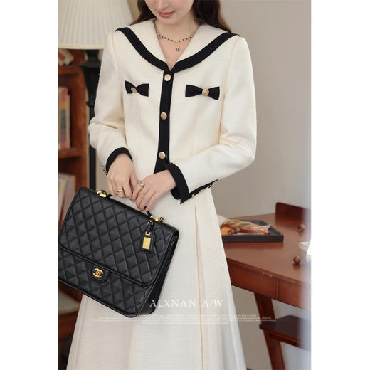 鹿向南《校园书签》杏色半身裙LXN32525BSQ 商品图4