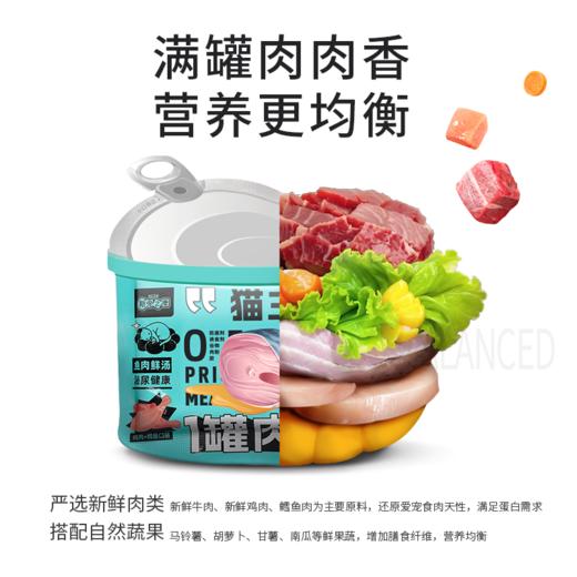 新宠之康猫主食罐全价鲜肉湿粮1罐肉肉软罐头增肥发腮补水50g 商品图1