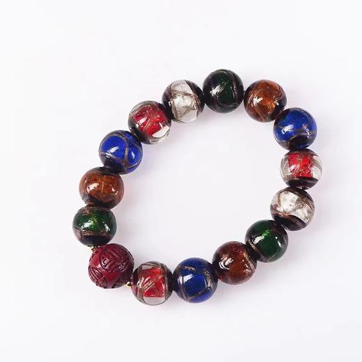 香灰琉璃珠手串，瓷琉璃珠 商品图1