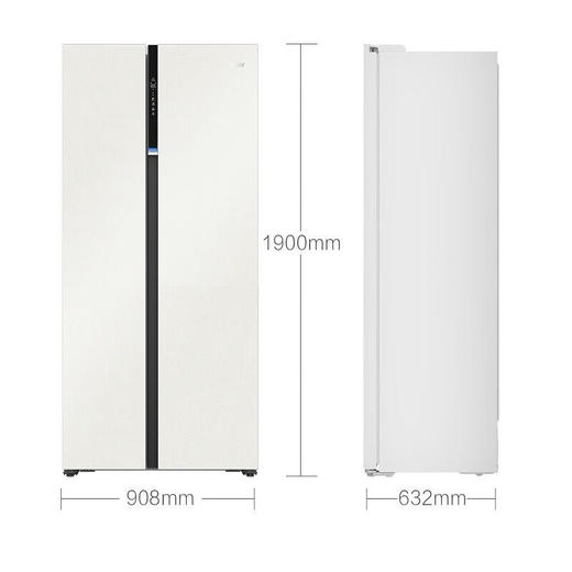 巨能冻-海尔561升对开门冰箱 零距离自由嵌入式,全空间保鲜科技,冷藏EPP超净杀菌系统,冷冻黑金净化杀菌,云笺燕羽灰彩晶玻璃外观BCD-561WLHSS14GXU1 商品图4