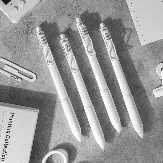 一木林黑战神ins高颜值速干耐用顺滑按动笔学生刷题笔考试0.5黑笔 商品图9