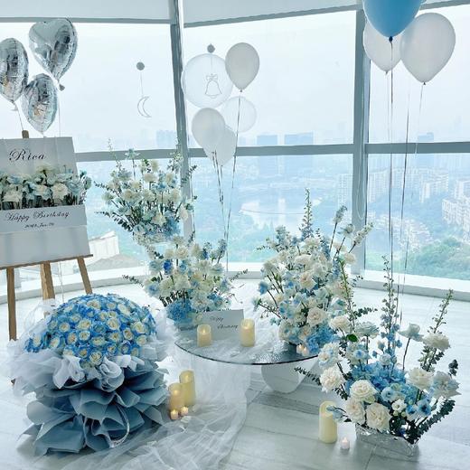 此意-蓝色系生日布置 商品图2