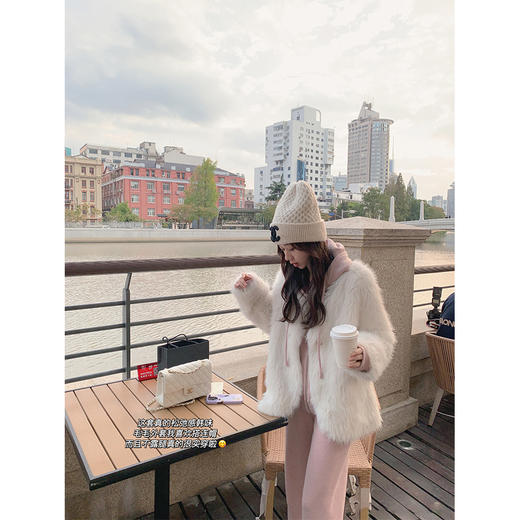 金蘑菇菇 奶香假期 套装版 / 舒适懒人线卫衣套组  慵懒休闲套装 商品图3