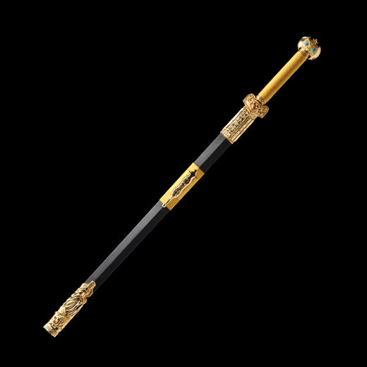 军魂剑中国工艺美术大师沈新培 作品  龙泉沈广隆宝剑 沈广隆剑铺 手工传统剑收藏宝剑 sgl-1008未开刃 商品图4