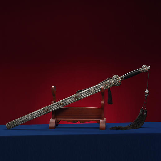 守护神剑 沈州作品 手工传统收藏宝剑 龙泉沈广隆宝剑 未开刃 商品图4