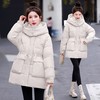 白鸭绒羽绒服连帽，面包服时尚收腰保暖外套HR-KJFD185 商品缩略图2