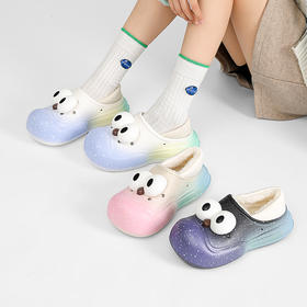 初选 星空色大眼蛙卡通棉拖