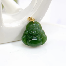 18K碧玉佛