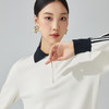 小山羊绒 东黎羊绒 海滨沙高尔夫 女士秋冬针织撞色翻领T恤羊绒衫  DWBS3436AN 商品缩略图0