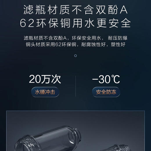 卡萨帝（Casarte）前置过滤器 CP-50(F) 商品图6