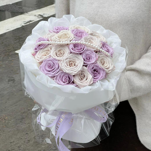 一辈紫（19朵海洋之歌+曼塔） 商品图1