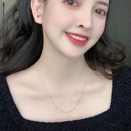 蒂fu尼小号笑脸项链 商品图1