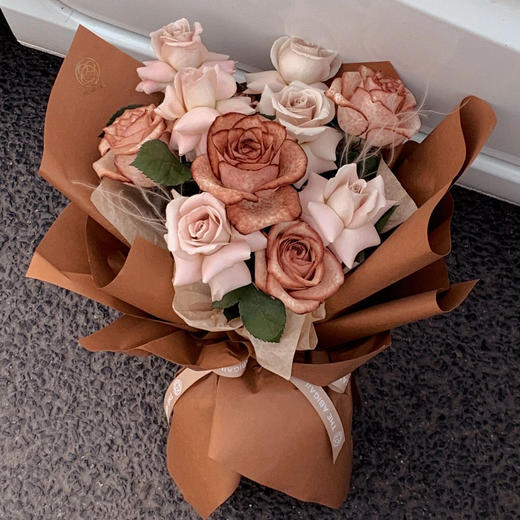 焦糖玛奇朵（卡布+吸色玫瑰） 商品图0