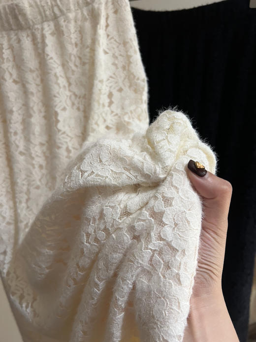 秋冬百搭蕾丝加厚裙 商品图7