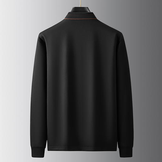 【新款DDA】大依优型大码加绒Polo衫翻领加肥加大休闲商务宽松弹力肥佬上衣打底男士 商品图3