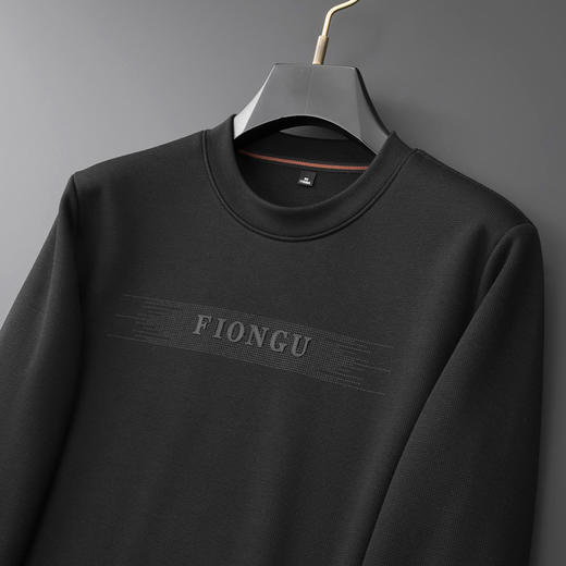 【新款DDA】大依优型大码加绒卫衣加肥加大休闲商务宽松弹力肥佬上衣打底男士 商品图2