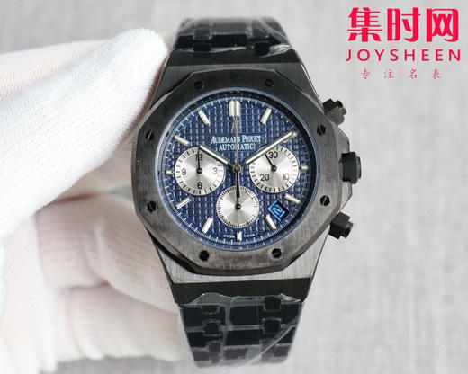 爱彼-AUDEMARS PIGUET 皇家橡树计时系列 AP六针石英 精品 重磅上市 与您相约 高超的技造诣大气风格 六针多功能计时男士石英腕表 商品图4