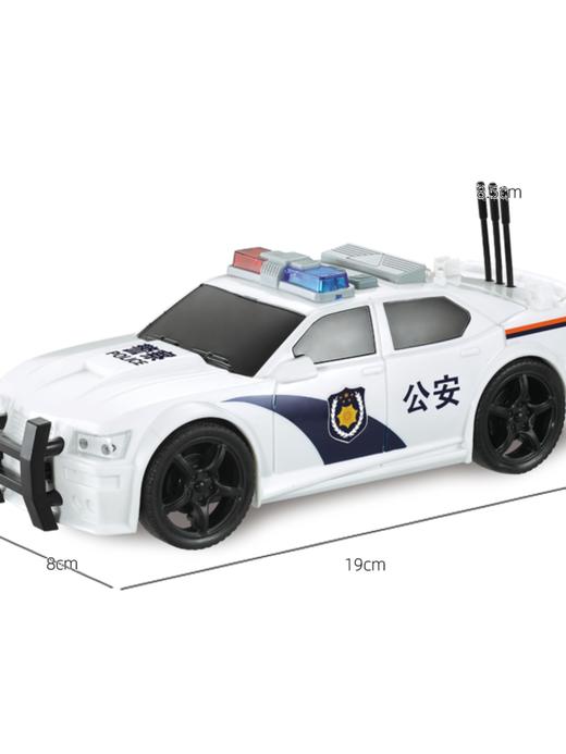 【文艺】车玩儿童玩具小汽车警车玩具组合飞机玩具男孩玩具车声光模型组合套装 商品图3