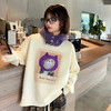 女装23秋冬圆领猫猫刺绣加绒卫衣2223-760167▲ 商品缩略图2