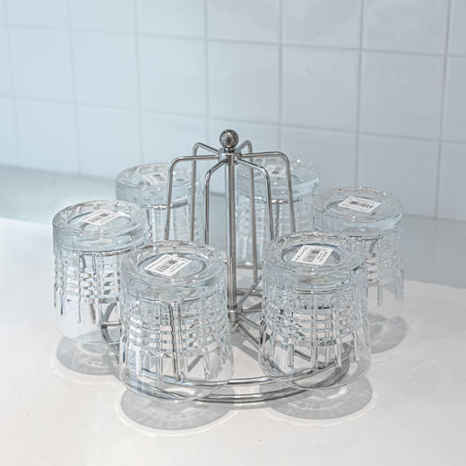 ▼SK158圆型旋转六杯架 商品图1