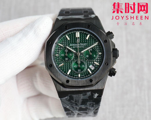 爱彼-AUDEMARS PIGUET 皇家橡树计时系列 AP六针石英 精品 重磅上市 与您相约 高超的技造诣大气风格 六针多功能计时男士石英腕表 商品图1
