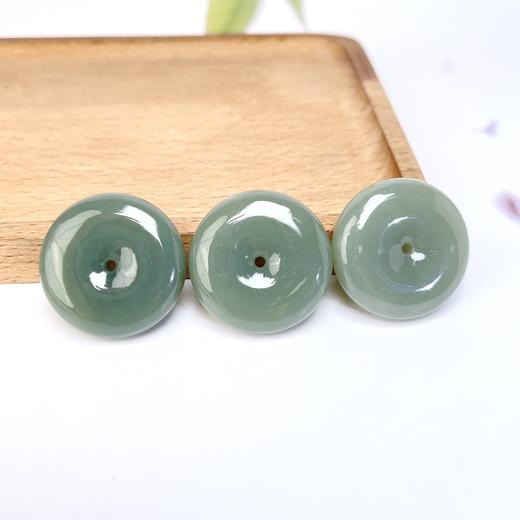 和田玉吊坠-且末蓝平安扣 商品图0