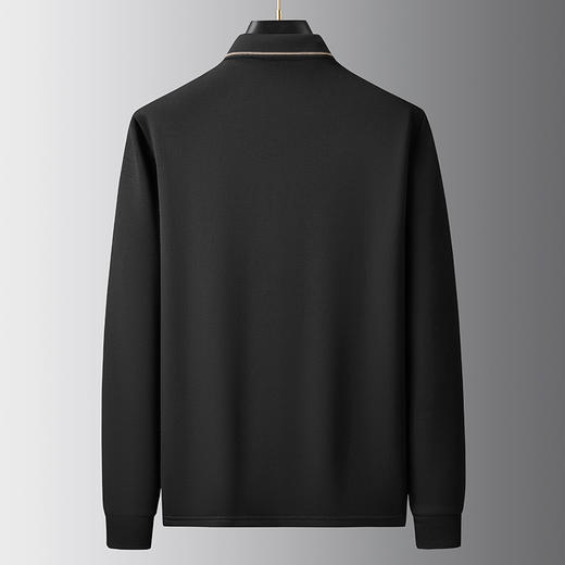 【新款DDA】大依优型大码加绒Polo衫翻领加肥加大休闲商务宽松弹力肥佬上衣打底男士 商品图3