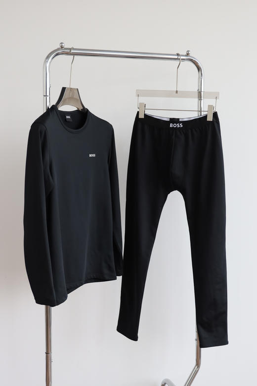 H.B 科技面料加绒保暖打底套装（长袖+长裤）PJ788 商品图2