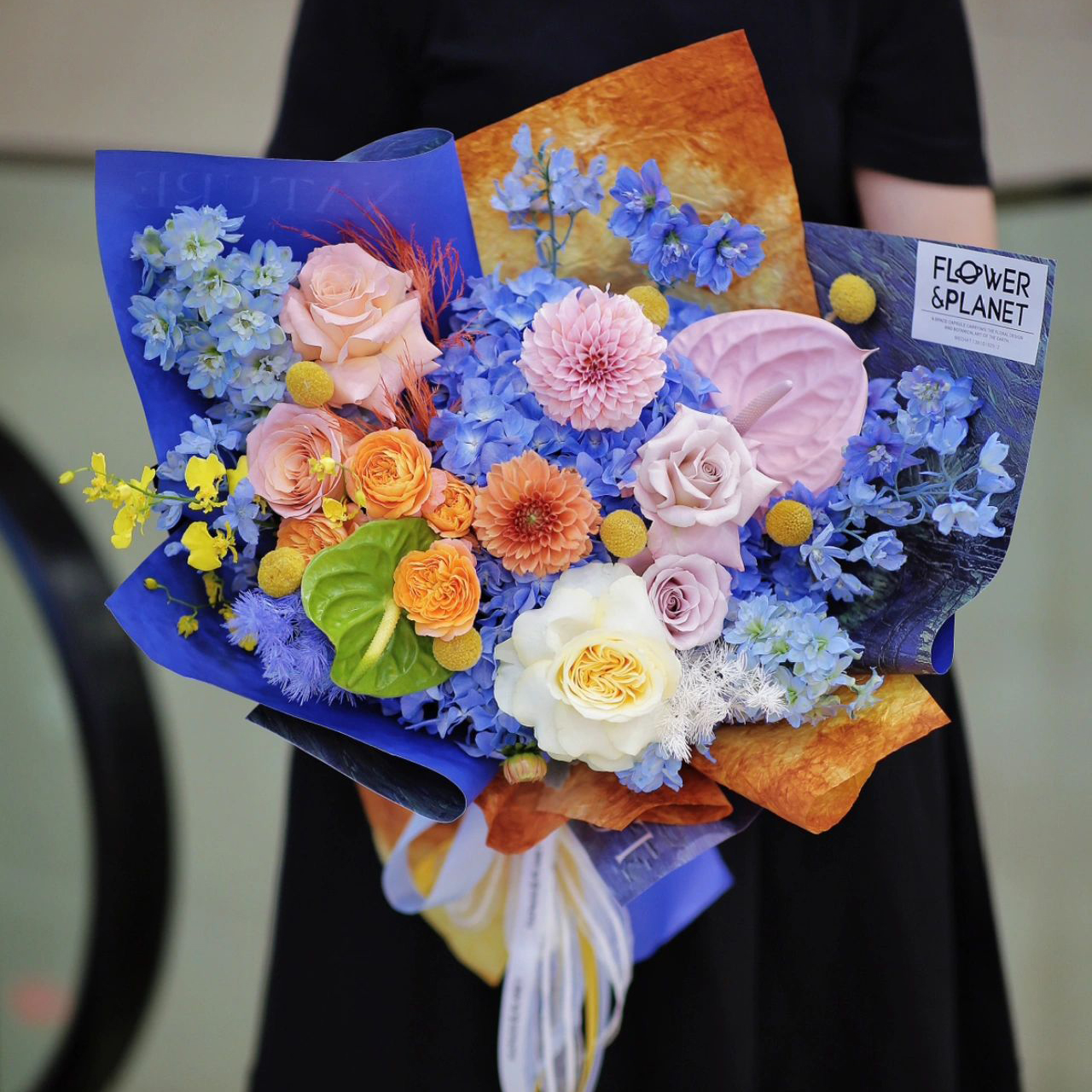 星河万里（蓝绣球花束）